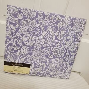 Recollections Lavender Paisley Postbound 12 x 12 Album